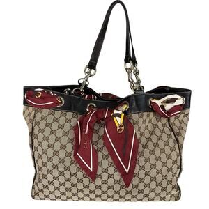 Gucci Monogram Positano GM Tote Bag